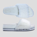 The Cito Slide – Iceberg | Minimalist Cushioned Slide Sandal | Cool-Toned Neutral
