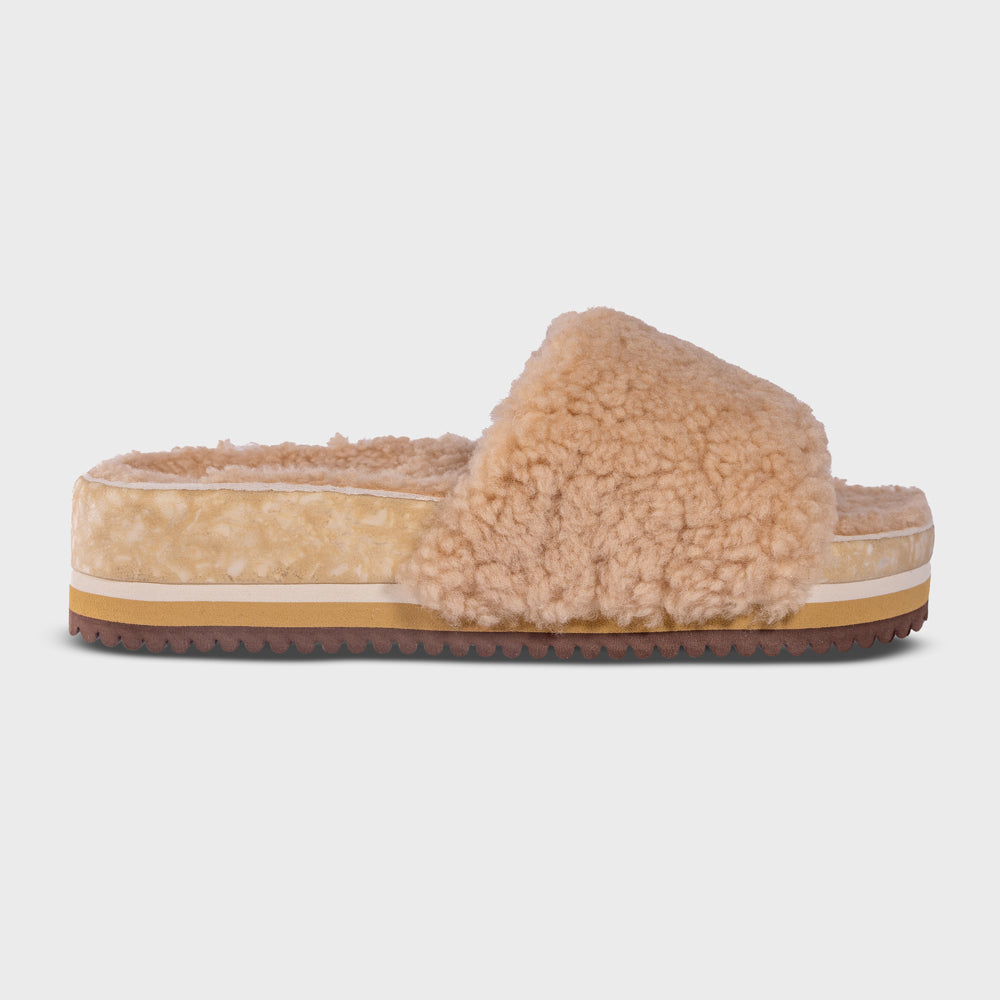 The Cito Slide – Sand | Minimalist Cushioned Slide Sandal | Warm Neutral