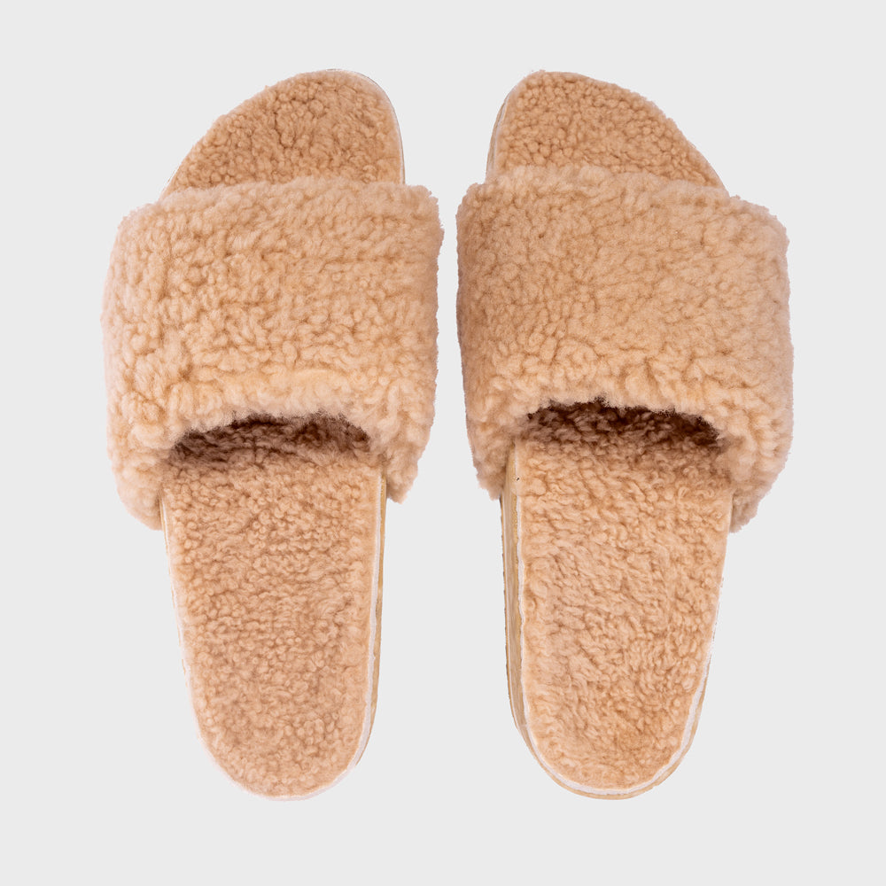 The Cito Slide – Sand | Minimalist Cushioned Slide Sandal | Warm Neutral
