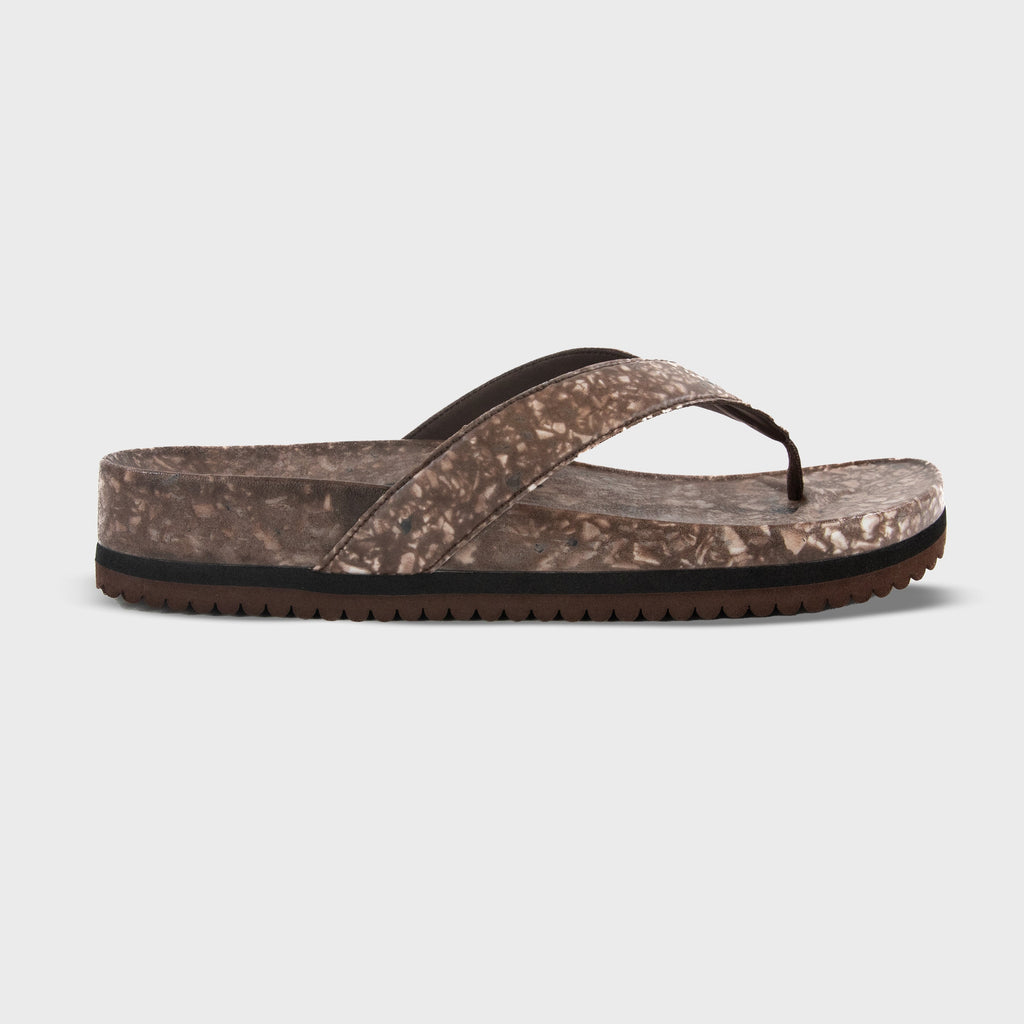 West Beach Flip Flop – Coconut Shell | Supportive Cushioned Flip Flop | Earthy Neutral