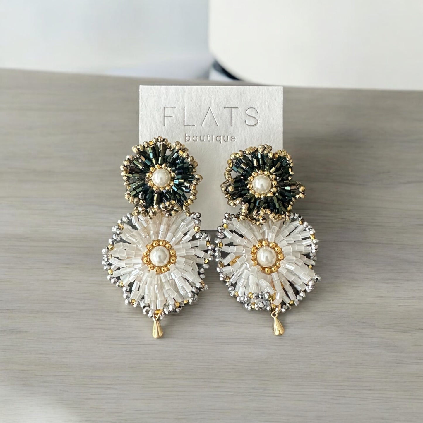 Aretes Double Flowers