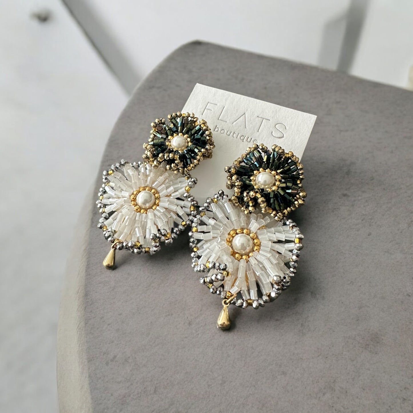 Aretes Double Flowers