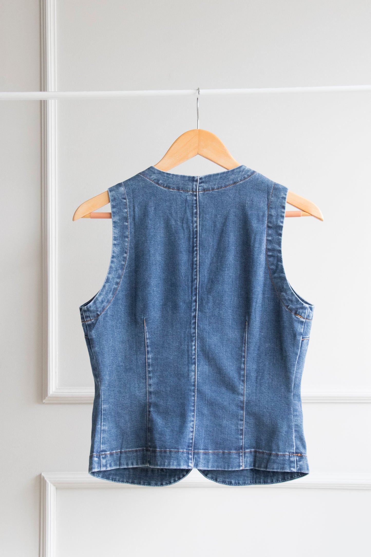 Top Chaleco Denim