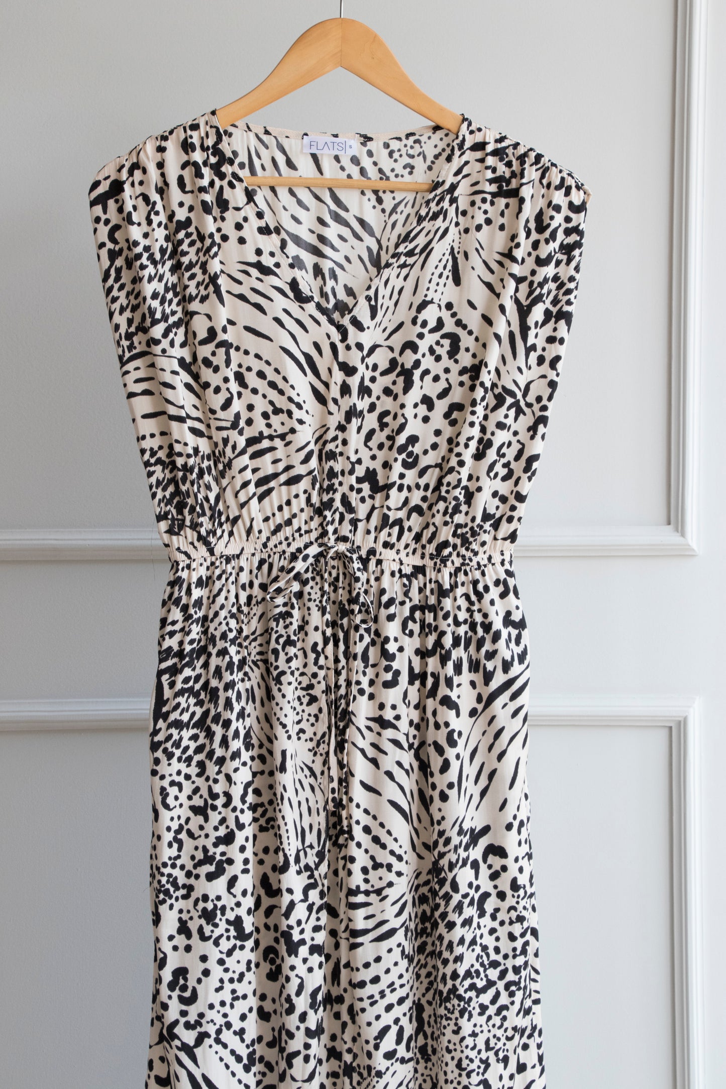 Vestido Print Animal Abstract