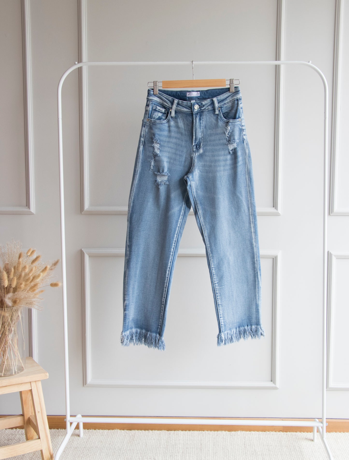 Jeans Cropped Rasgado