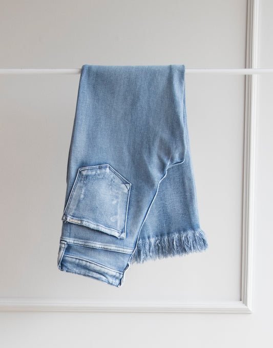 Jeans Cropped Rasgado