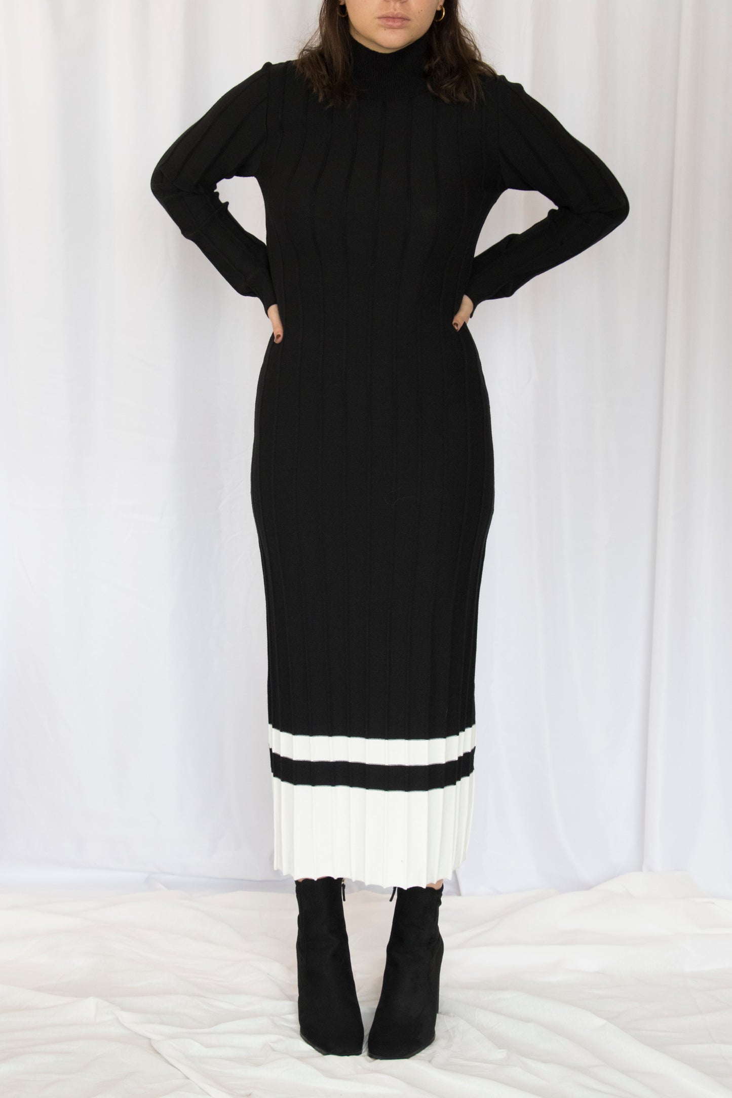 Vestido knitted Black