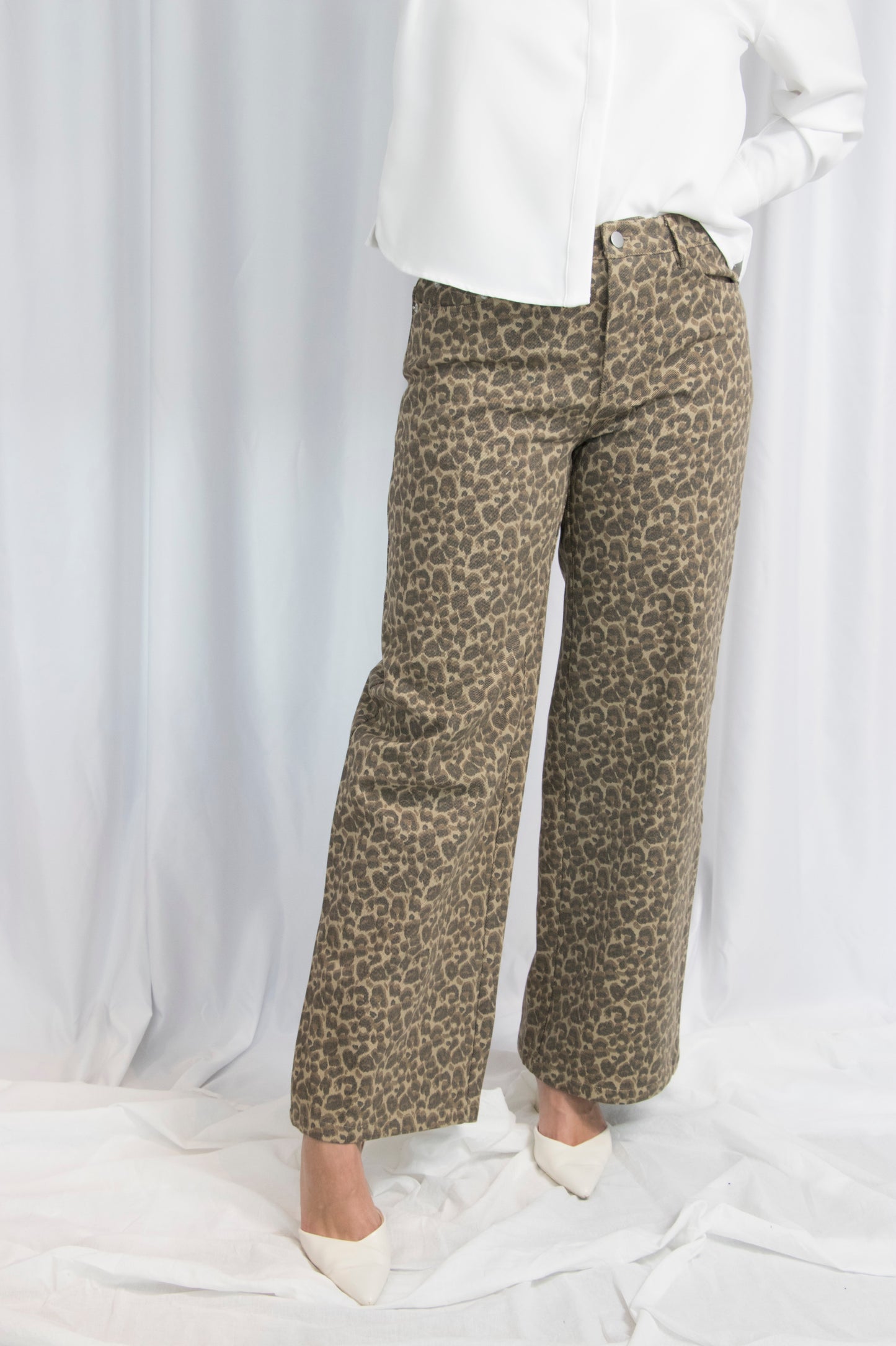 Jeans Print Leopardo