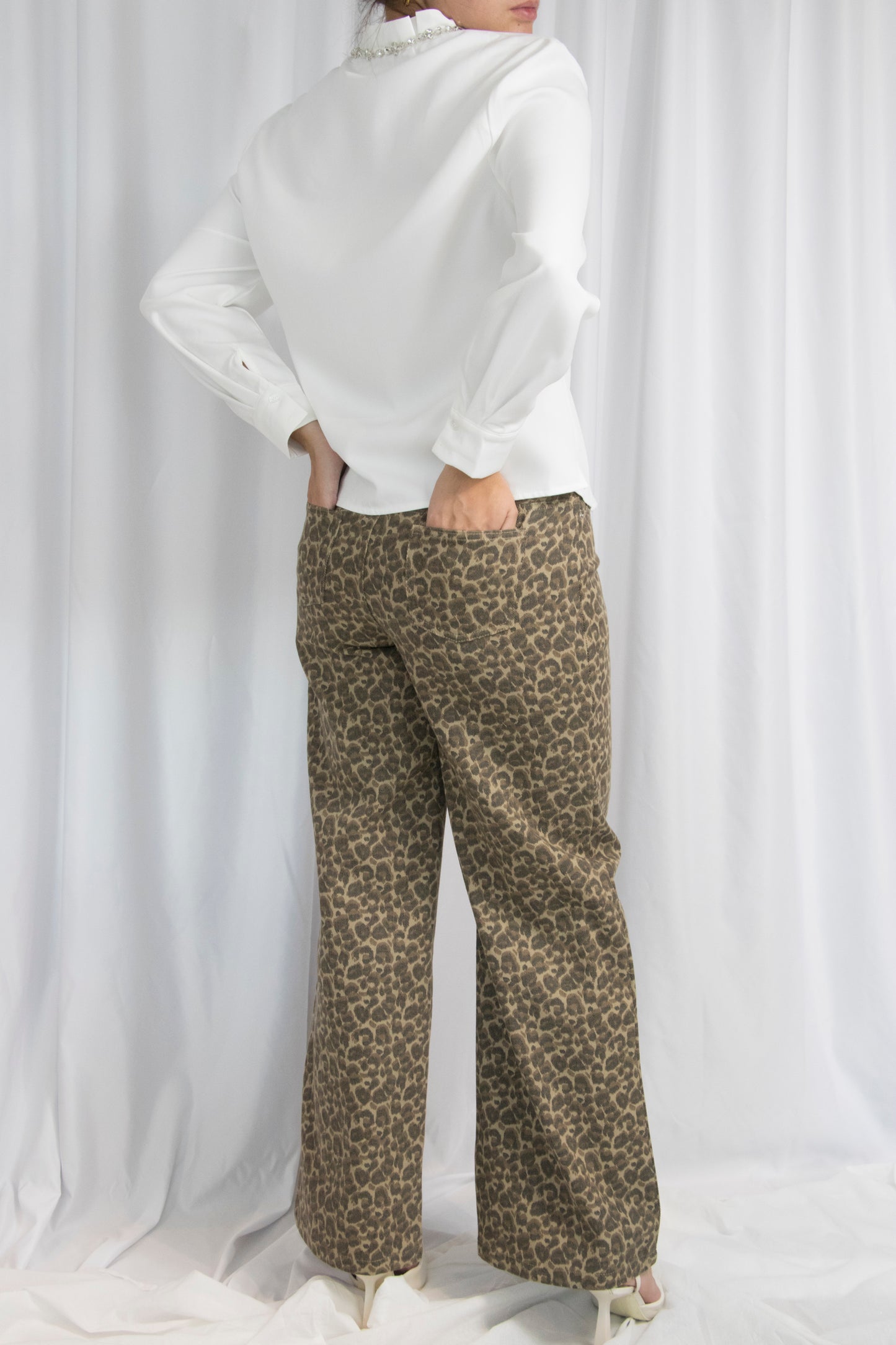 Jeans Print Leopardo