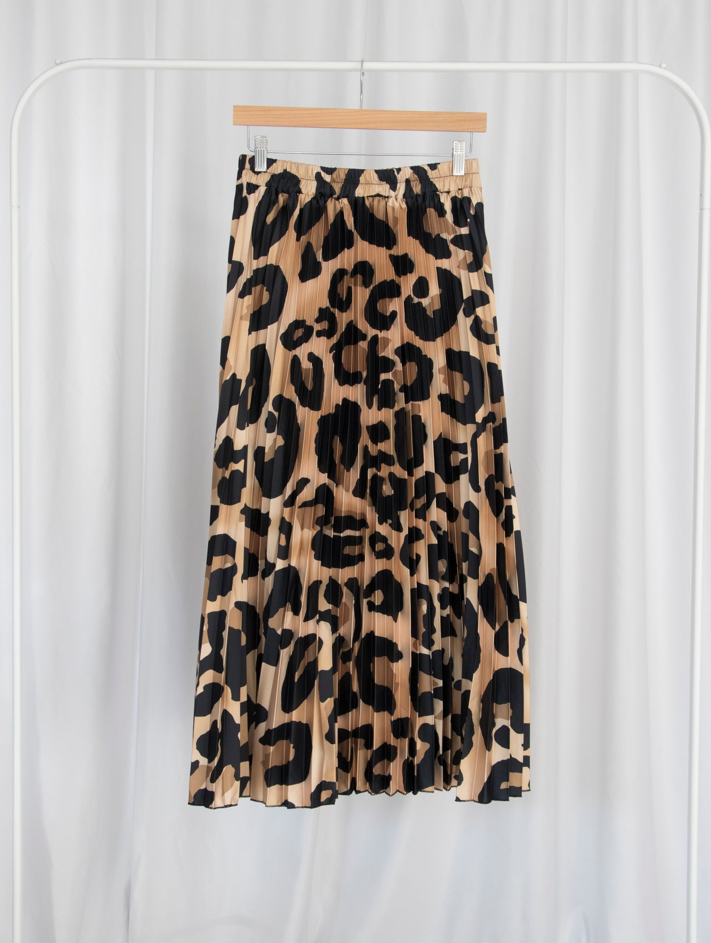 Falda Midi Leopardo