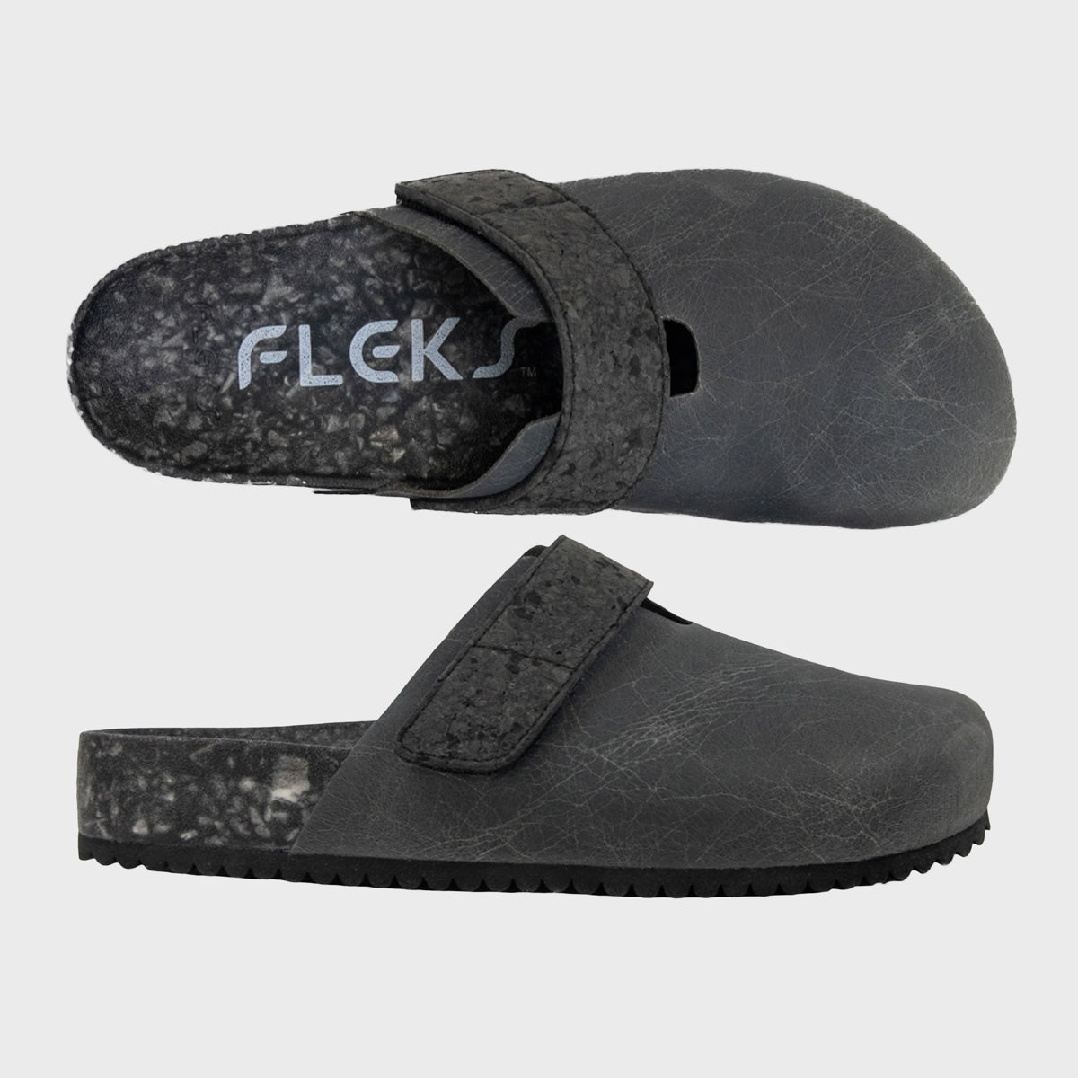 More Mesa Clog – After Dark | Adjustable Strap Clog | Vegan Leather Footwear