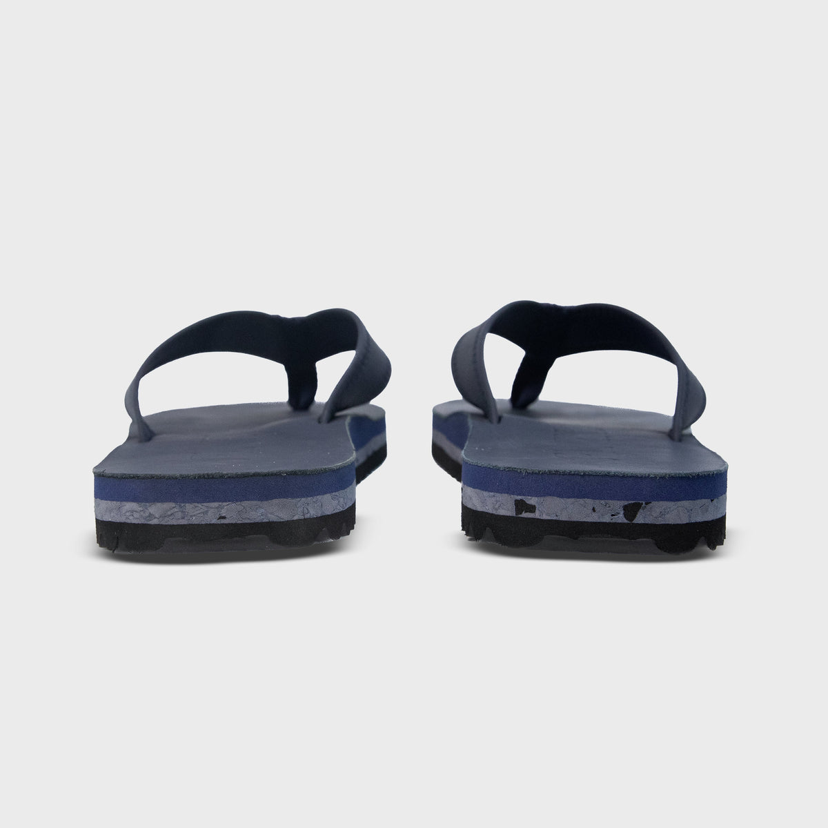 The Seagrove Flip Flop – Deep Blue Sea | Leather Beach Flip Flop with Arch Support